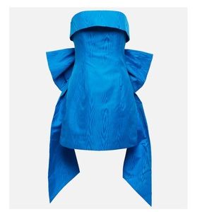 Rebecca Vallance Malone bow trimmed minidress